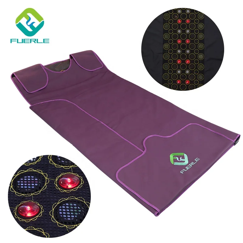 Trending Products 2023 Portable Fir Sauna Blanket Detox 3 Zone Sauna Blanket with Tourmaline Body Desktop Oxford Cloth 500W