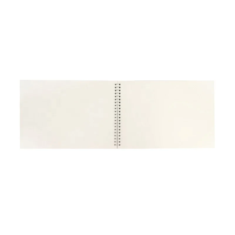 Custom Logo Sketchbook Hardcover Drawing Pad Water Color Painting Diary with Spiral Binding