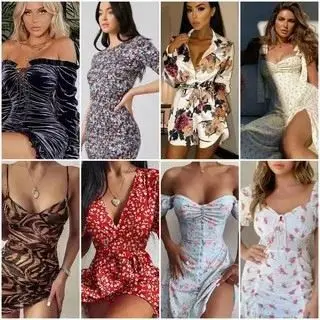 Wholesale Overstock High Quality Cheap Price Apparel in Stock Cancel Order Lots Clothes Excess Inventory Clothes Dress