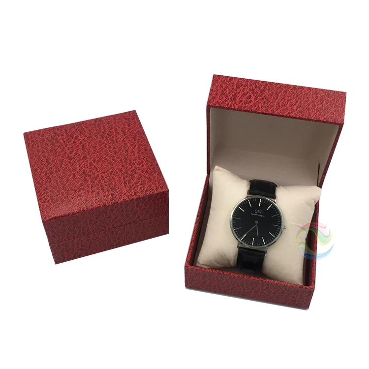 Cheap Storage Mens Leather Custom PU Leather Watch Boxes with Logo