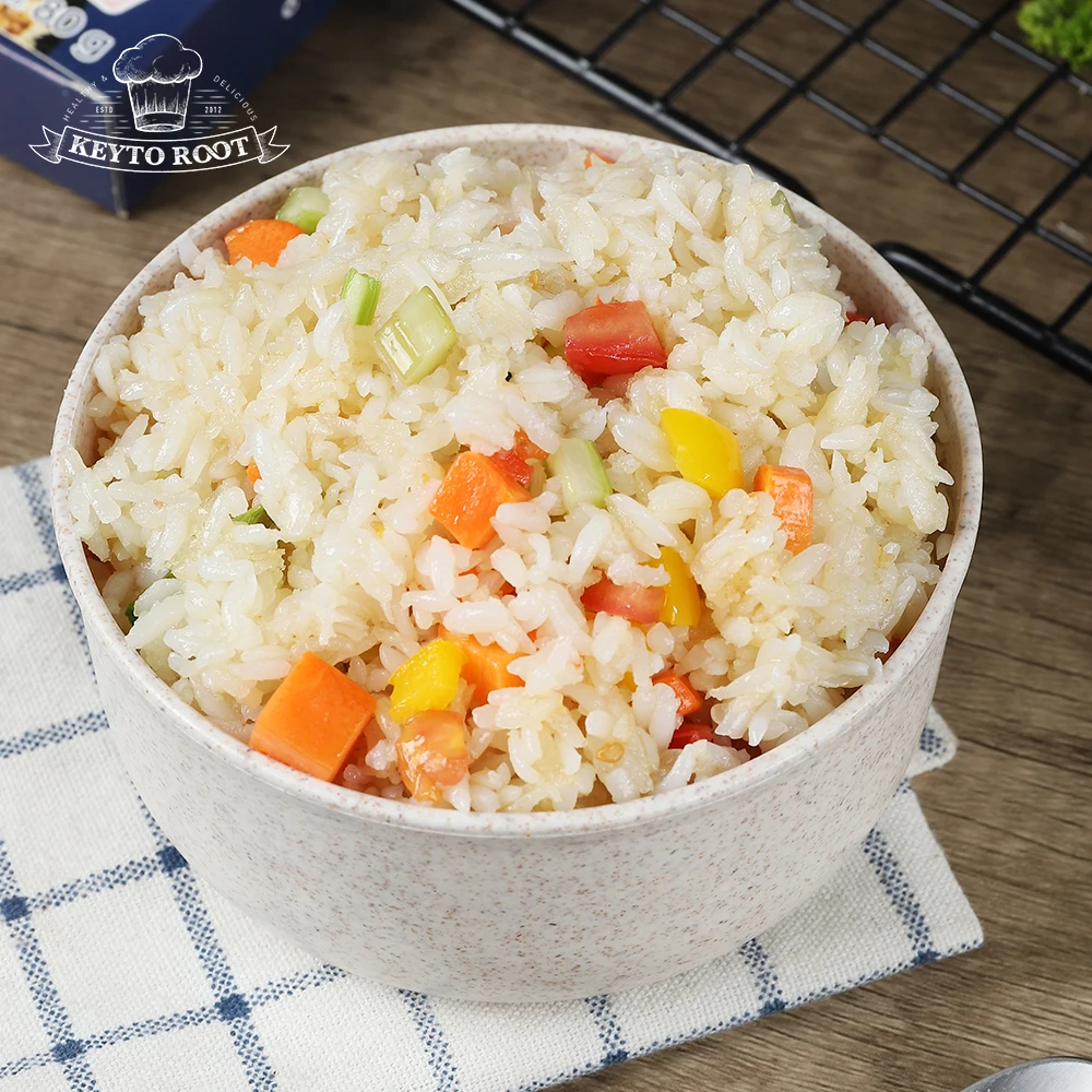 Оптовая продажа диетического волокна Konjac низкокалорийный рис Shirataki сушеный липкий сухой