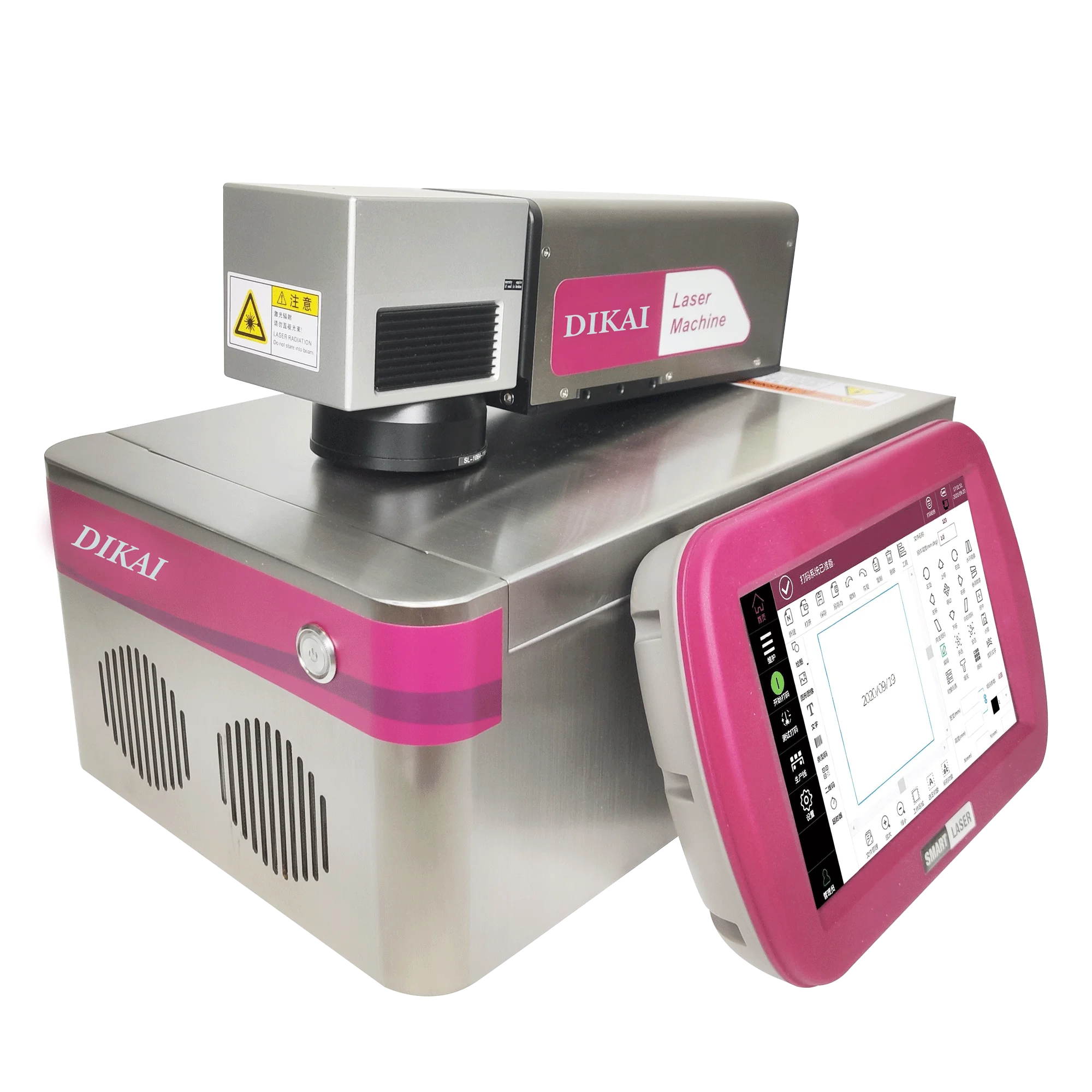 Dikai DLF200 expiry date printer laser date code machine Laser Marker