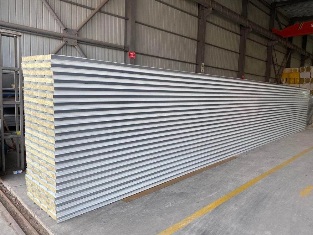 sandwich panel  Best Quality High Fireproof rock wool Energysaving Sandwich Panel Clean Room Wall