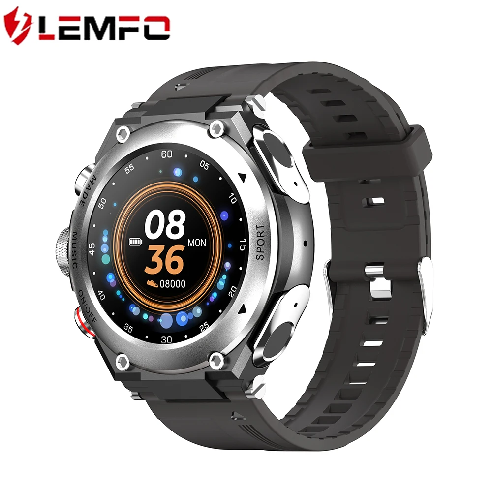 LEMFO T92 blood pressure oxygen heart rate fitness sports pedometer message reminder wrist smart watch for men