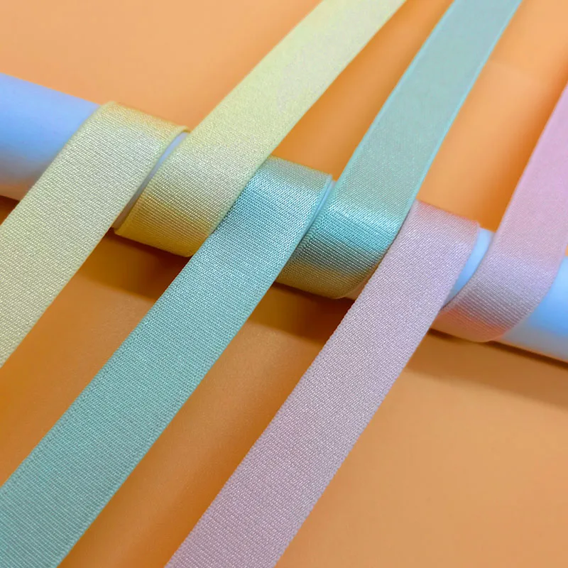 Well-stocked Shiny Elastic Webbing for Bra Shoulder Strap Non-slip for Night Skirt