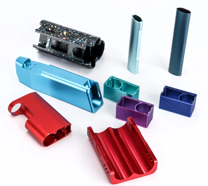 Customize High Precision Aluminium Hard Anodized Parts Black Oxidation Components Aluminum  A7075 A6063 Parts