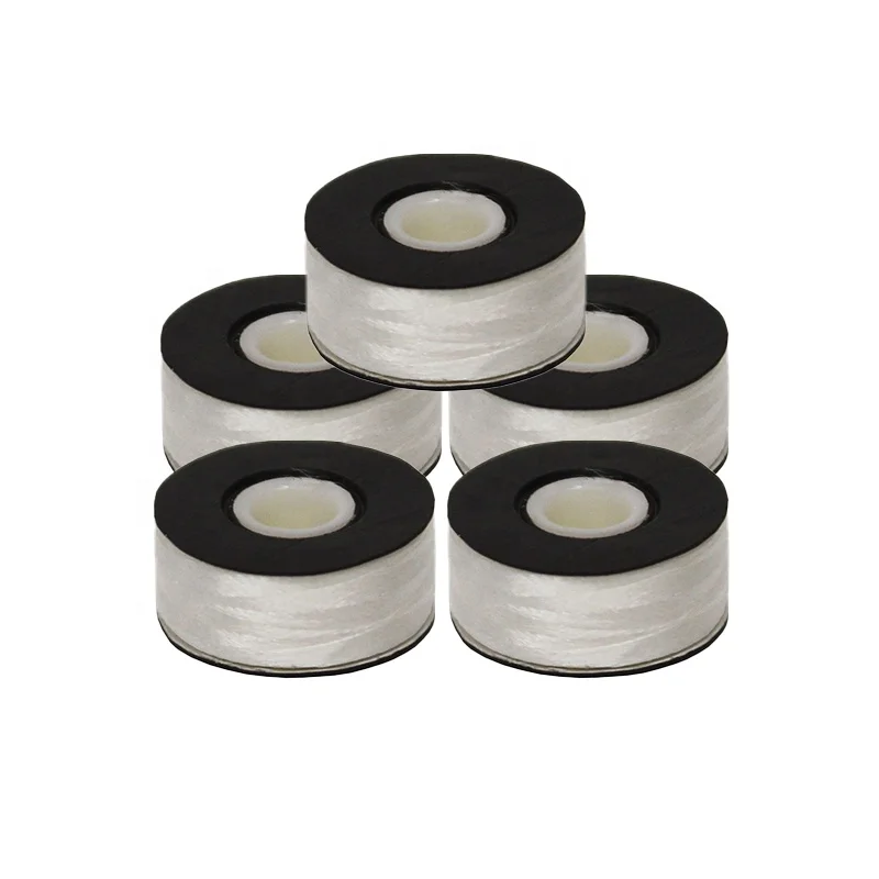 60 Weight High Tenacity L Size Type Pre-wound Bobbins 75d/2 Magnetic Side Bobbin Bottom Thread