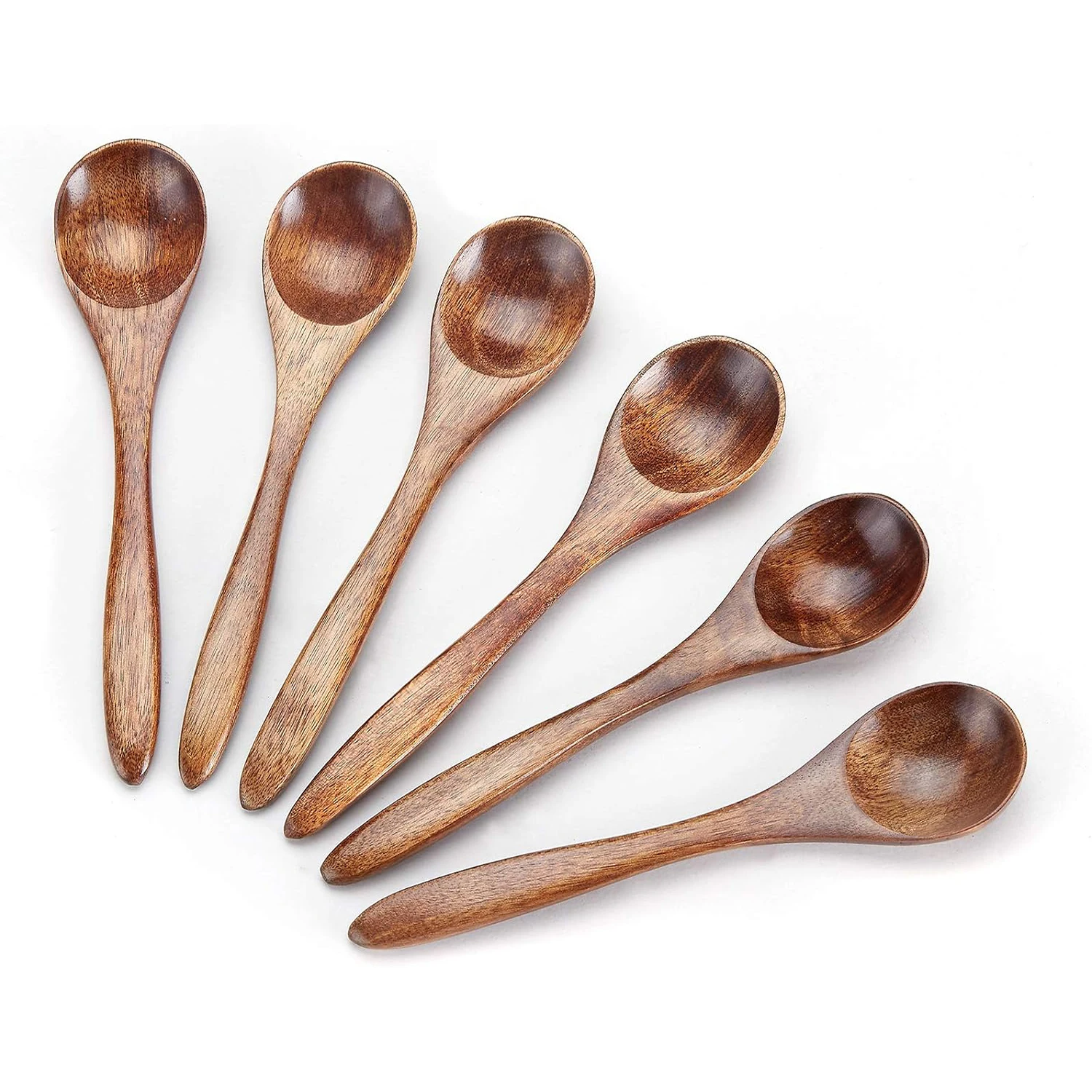 Long Handle Spoon Wooden tableware Kitchen Utensil Eating Mixing Stirring Wood Soup Spoons