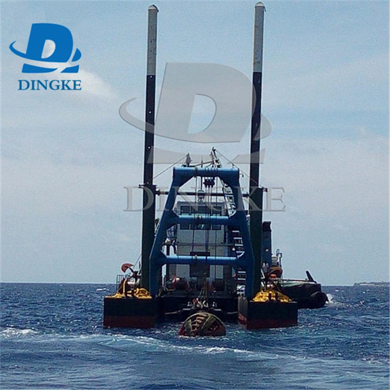 
DINGKE river sand 2019 High Quality Low Cost 8/6 Inches Gold Sand Dredge 