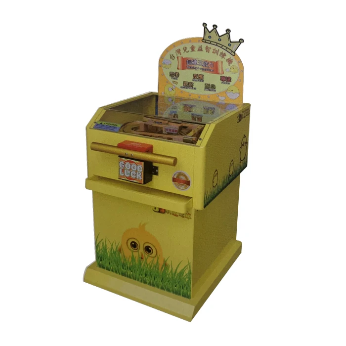 3d kids track dribble educational coin operated ball drop puzzle practicing training skill prize pinball vending machine
