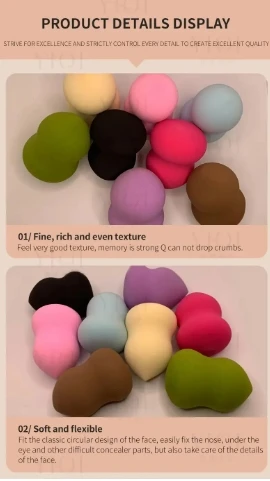 Makeup tools cosmetic sponge latex-free facial sponge for foundation makeup beauty egg
