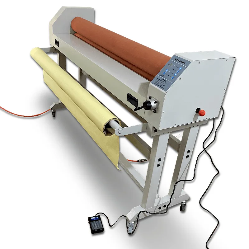 High Quality Manual Cold Laminator 1280mm Large Format Laminating Machine For Paper