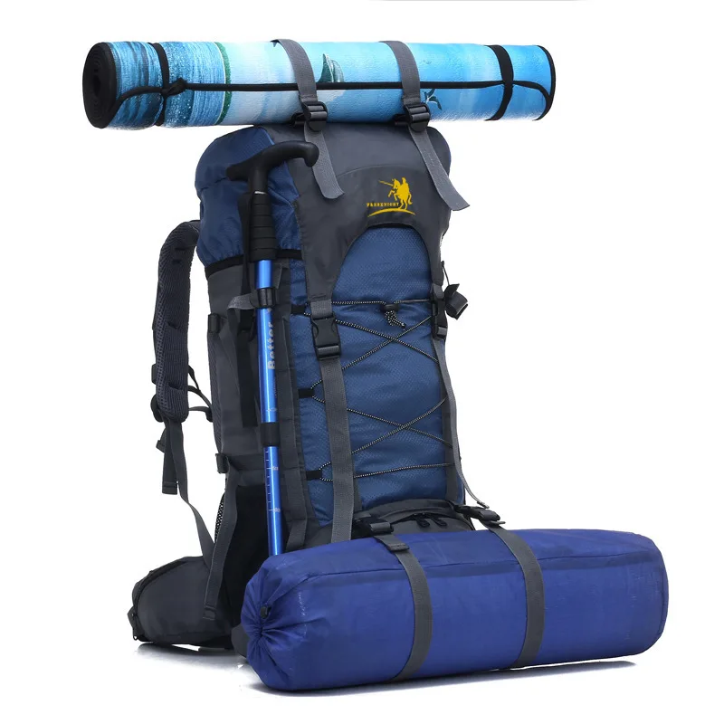 Wholesale 60L Backpack Waterproof Outdoor Sports Bag Mountaineering Camping Hiking Backpack