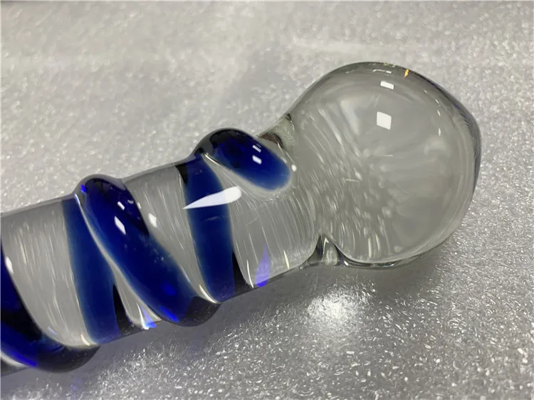 
2020 Hign Quality Colorful Lighted G Spot Penis Huge Men Large Glass Dildo 