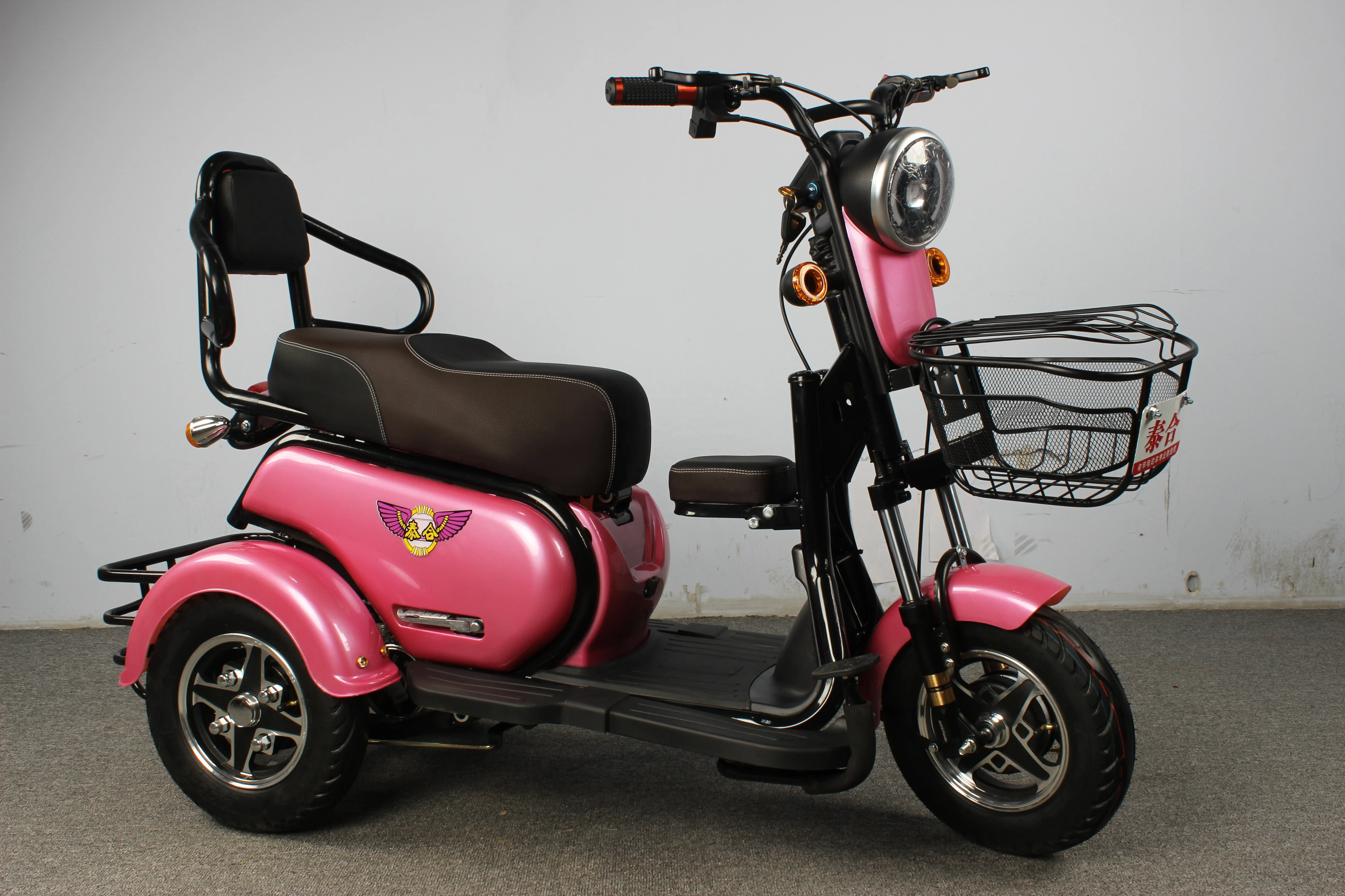 electric passenger tricycle cargo trike with three seats new three wheel adult car fashionable leisure