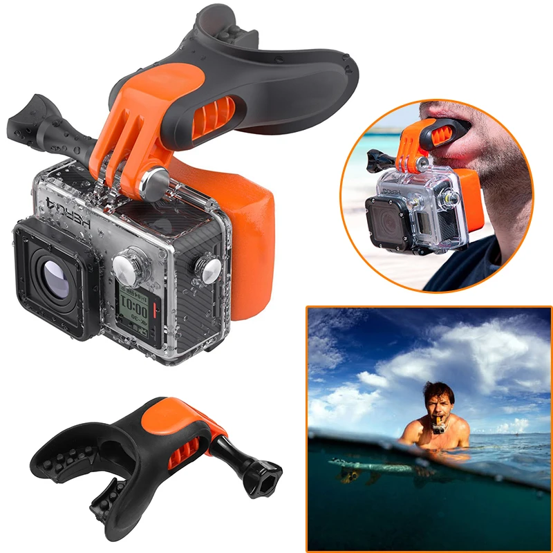 Action Camera Mouth Mount Soft Silicone Material Mouth Mount Set For Go Pro Accessories X-311