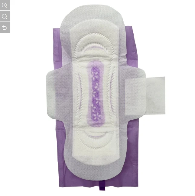 Wholesale Top Quality 100% Cotton Women Ultra Thin Anion Sanitary Napkin Sanitary Pad China Manufacturer