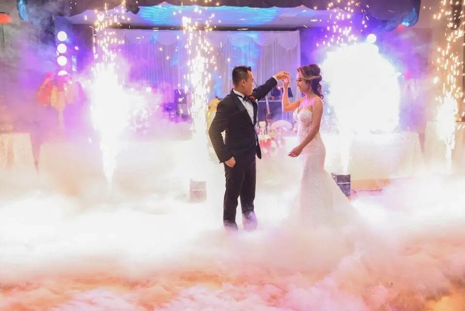 Wedding 200g cold fireworks Spark Composite Pyro Powder MSDS Certification spark machine powder for Cold Sparkler Machine