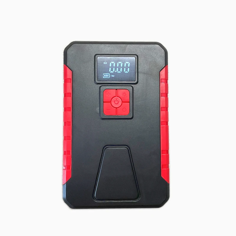 12V Jump Starter with Air Compressor 600A Portable Power Bank 150PSI Tire Inflator Pump 12V Starting Device Car Booster