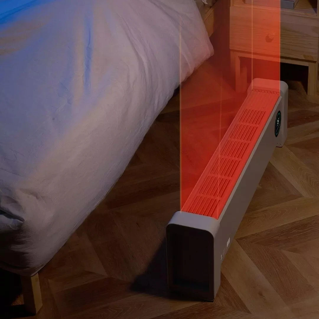 Электрический нагреватель Xiaomi Yunmi с умным дистанционным управлением, противоударный инфракрасный нагреватель, энергосберегающий, бесшумный напольный обогреватель mohd