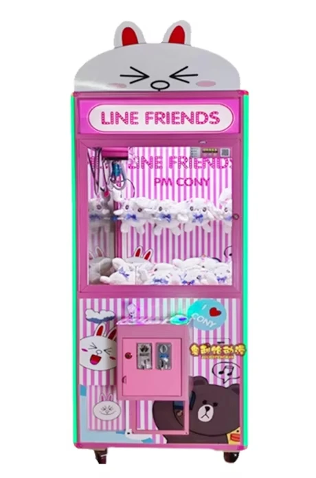 Coin Operated Pink Crane Catch Stuffed Toys Machine Toy Claw Crane Game Machine