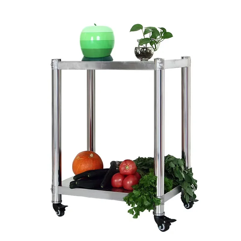 Stainless Steel Restaurant Service Trolley/3 Ties Restaurant Food Serving Trolley/ Food Catering Cart