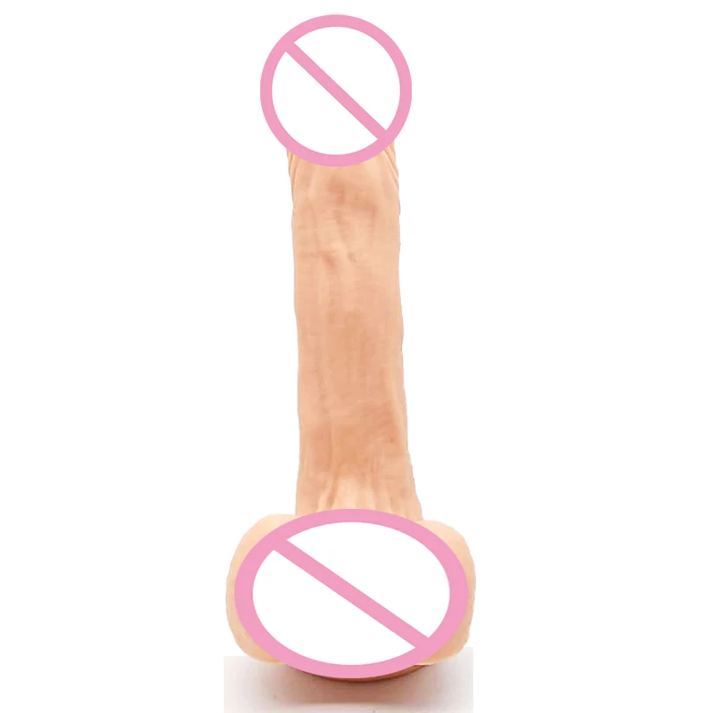 Большой медицинский силиконовый искусственный пенис 8,5 дюйма, огромный реалистичный фаллоимитатор в виде грибка с более сильной присоской, фаллоимитатор, игрушки для секса