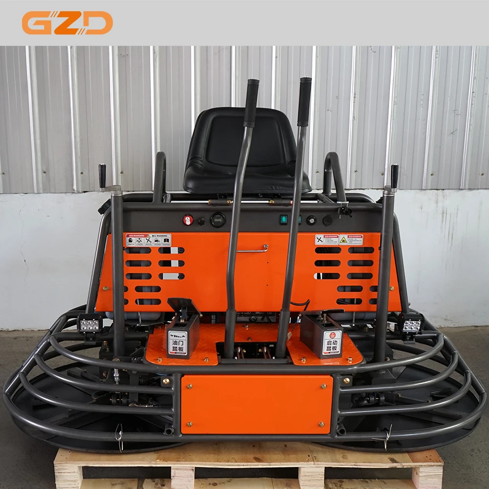 Road Machinery Riding Power Trowel Mini Ride on Concrete Power Trowel Machine