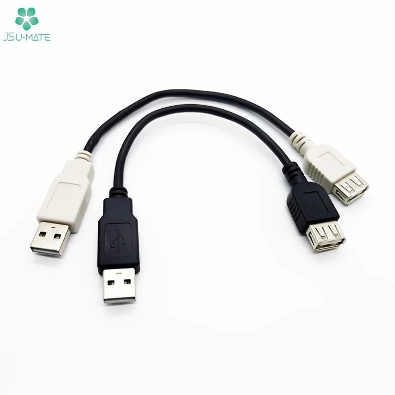 Custom 20CM 30CM USB A Male To Female USB Extension Cable Cord 2.0 USB Extension Data Cable