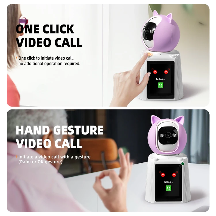 High performance 2 way video calling cctv IP wifi camera for baby monitor and night vision