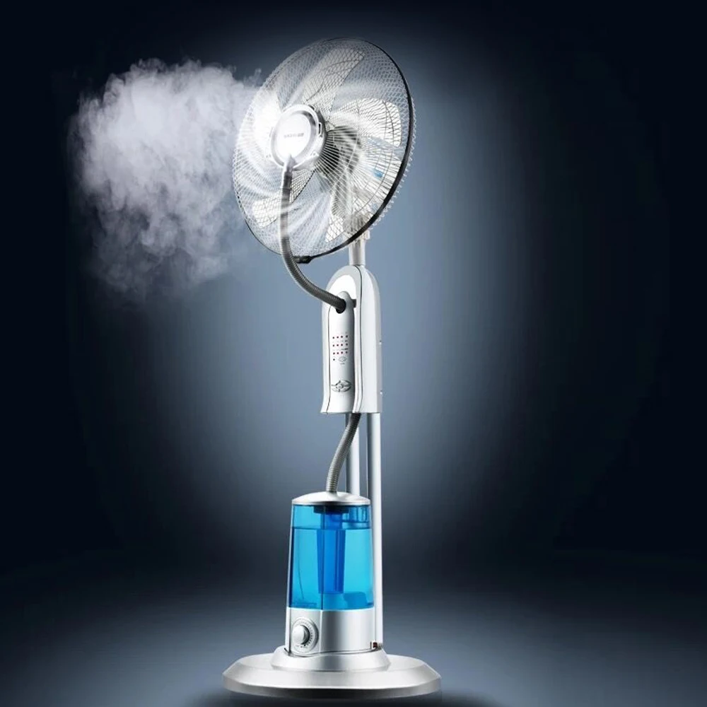 Best selling 16 Inch Water Spray Oscillating Mist Fan With Remote Control Water Cooling Fan
