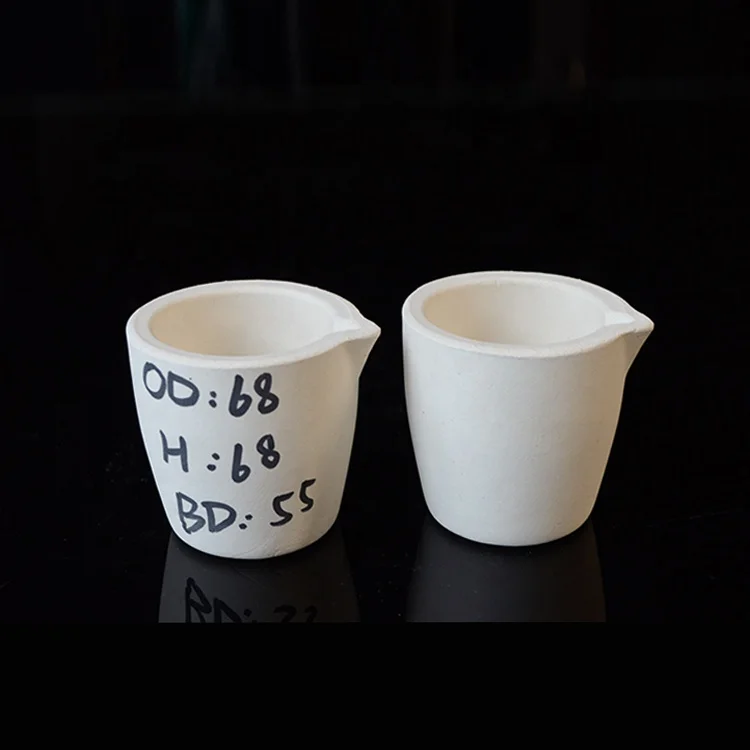 high quality with good thermostability fire assay crucible for mine labs