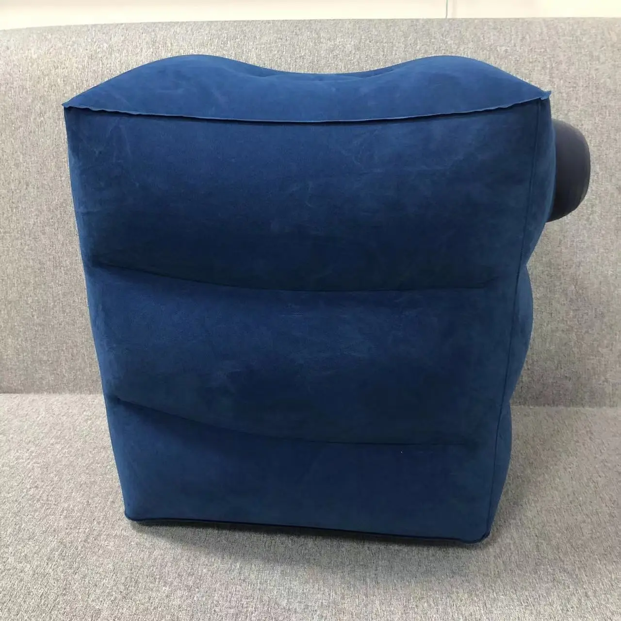 Inflatable Travel Foot Leg Rest Blue Pillow Cushion Baby Toddler Plane Bed for Sleeping
