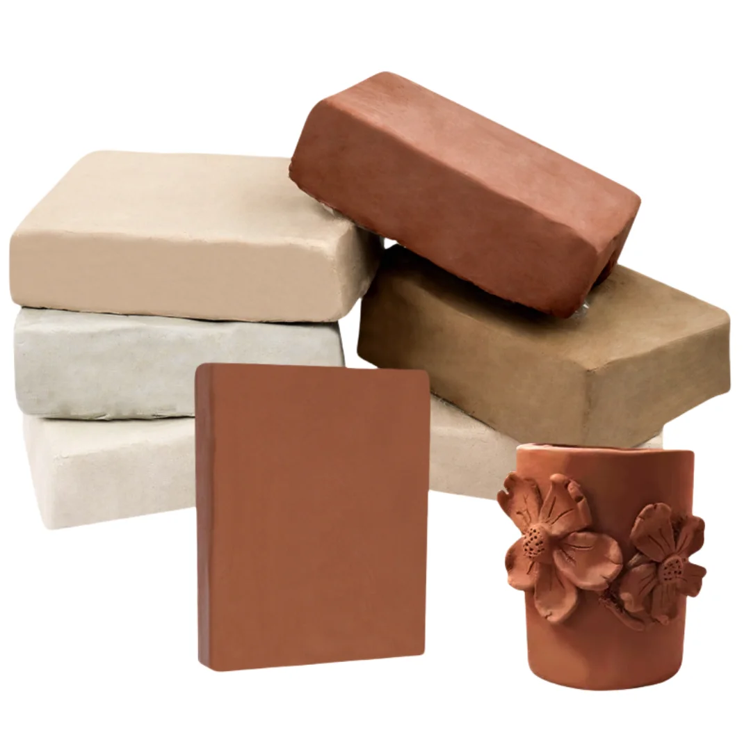 500g Box White Pottery Clay Air Drying Ceramic Clay for Modelling
