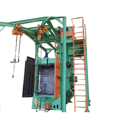 
Hook type head rail /hanger through shot blasting machine for Lpg cylinder 