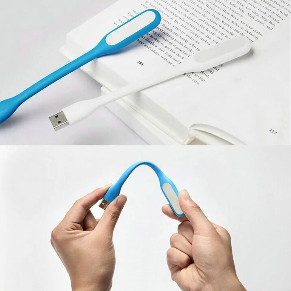 Оптовая продажа гибкий силиконовый USB-фонарь с логотипом на заказ 5 В 1 2 А для внешнего аккумулятора компьютера
