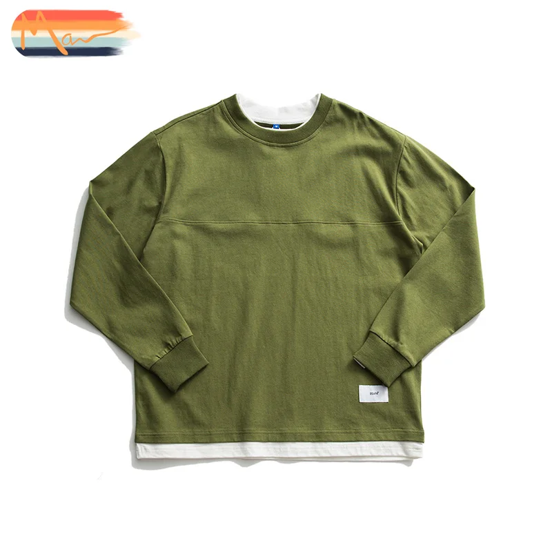 Maxnegio harajuku streetwear men long sleeve cotton womens top clothing manufacturers