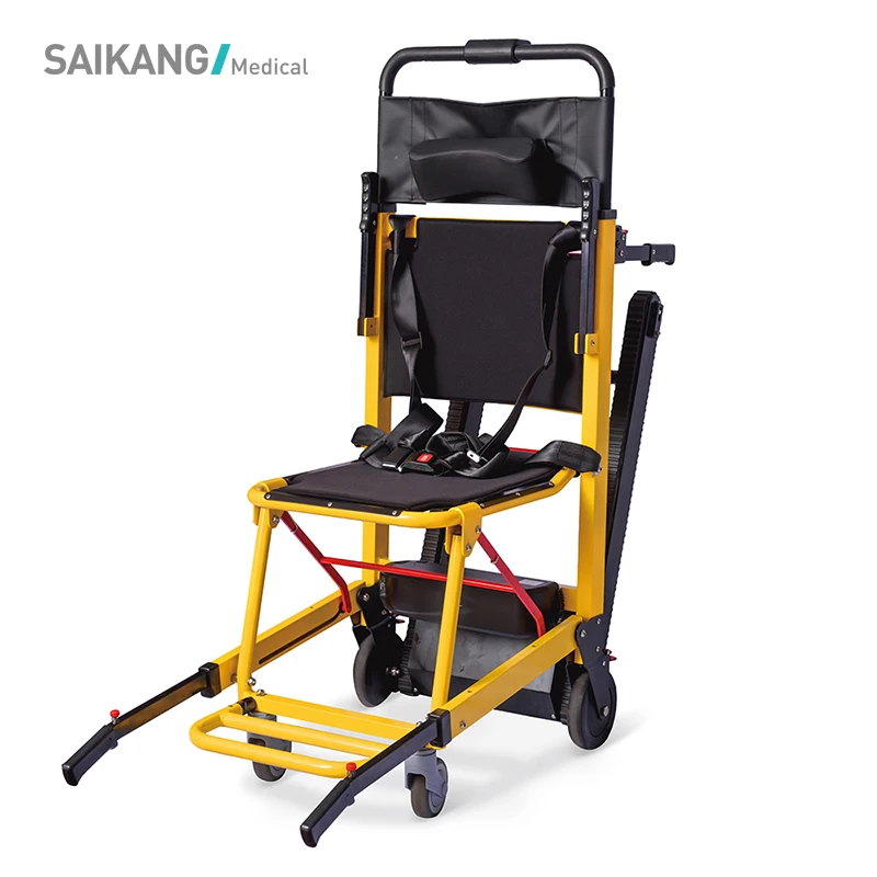 SKB1C02-1 Cheap Foldable Electric Ambulance Aluminium Alloy Stair Folding Stretcher