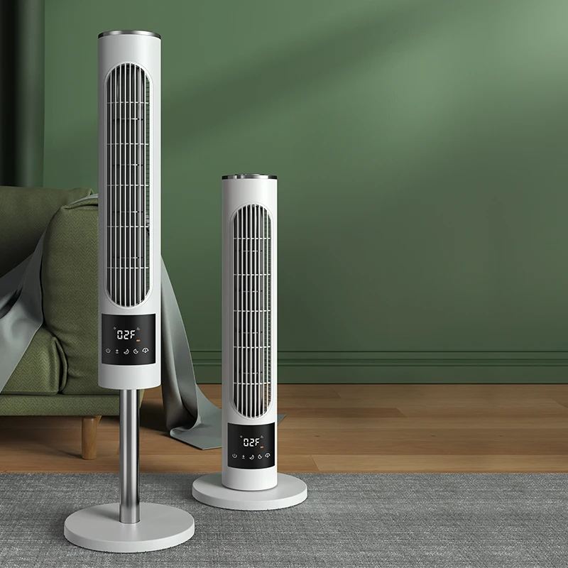 10000mAh large battery capacity fan, air purification tower fan, remote control, timed and shaking head