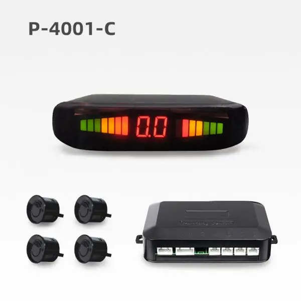Car Parktronic Kit Display Reverse Backup Aid Radar Monitor Camera Detector Parking Sensor System