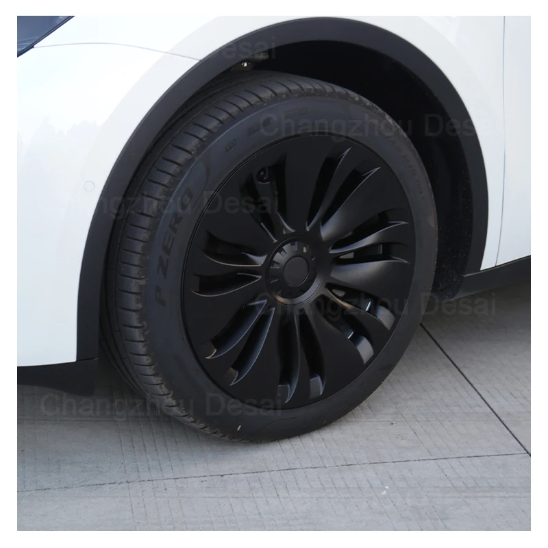 2021 2022 2023 Car Exterior Accessories 19 Inch Wheel Cover Modification Vortex Wheel hub cover For Tesla Model Y