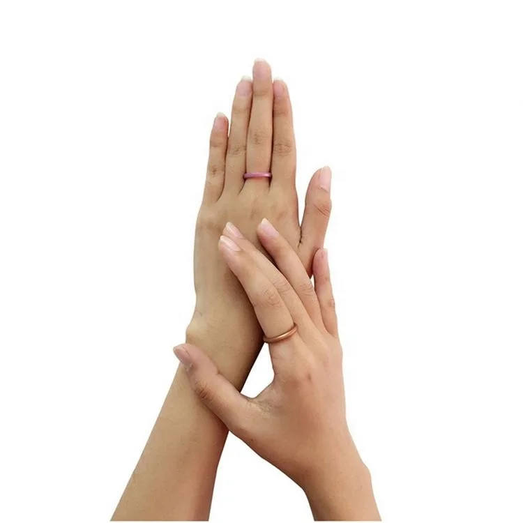 Silicon Ring Super Stretchy Silicone Wedding Rings for Men