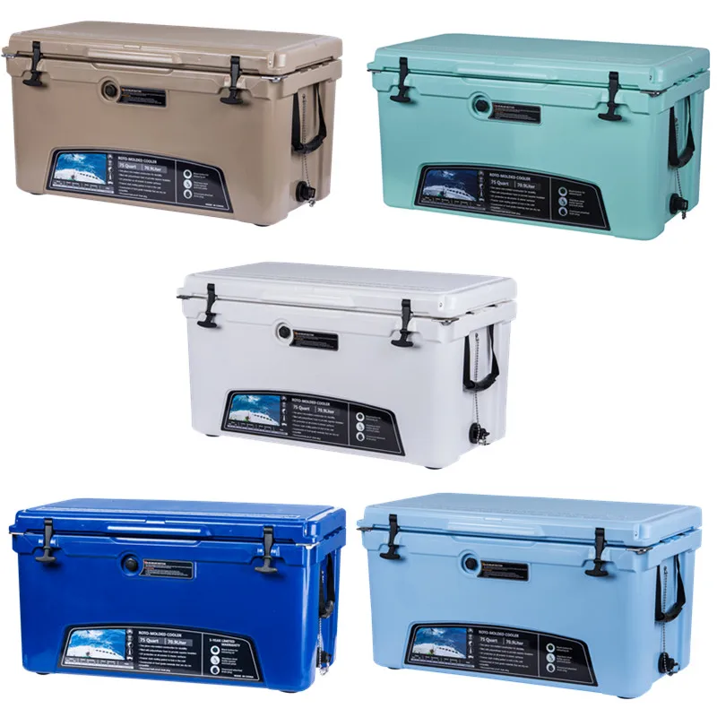 75L camping and fishing water rotomolded kayak ice chest cooler box portable cooler box