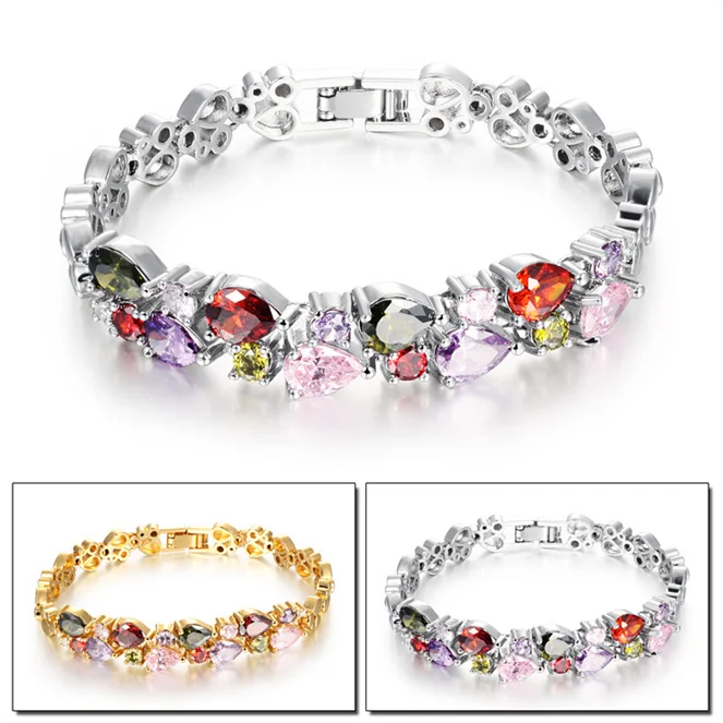 Customized pretty pattern high class devise luxury simple sense adjustable crystal