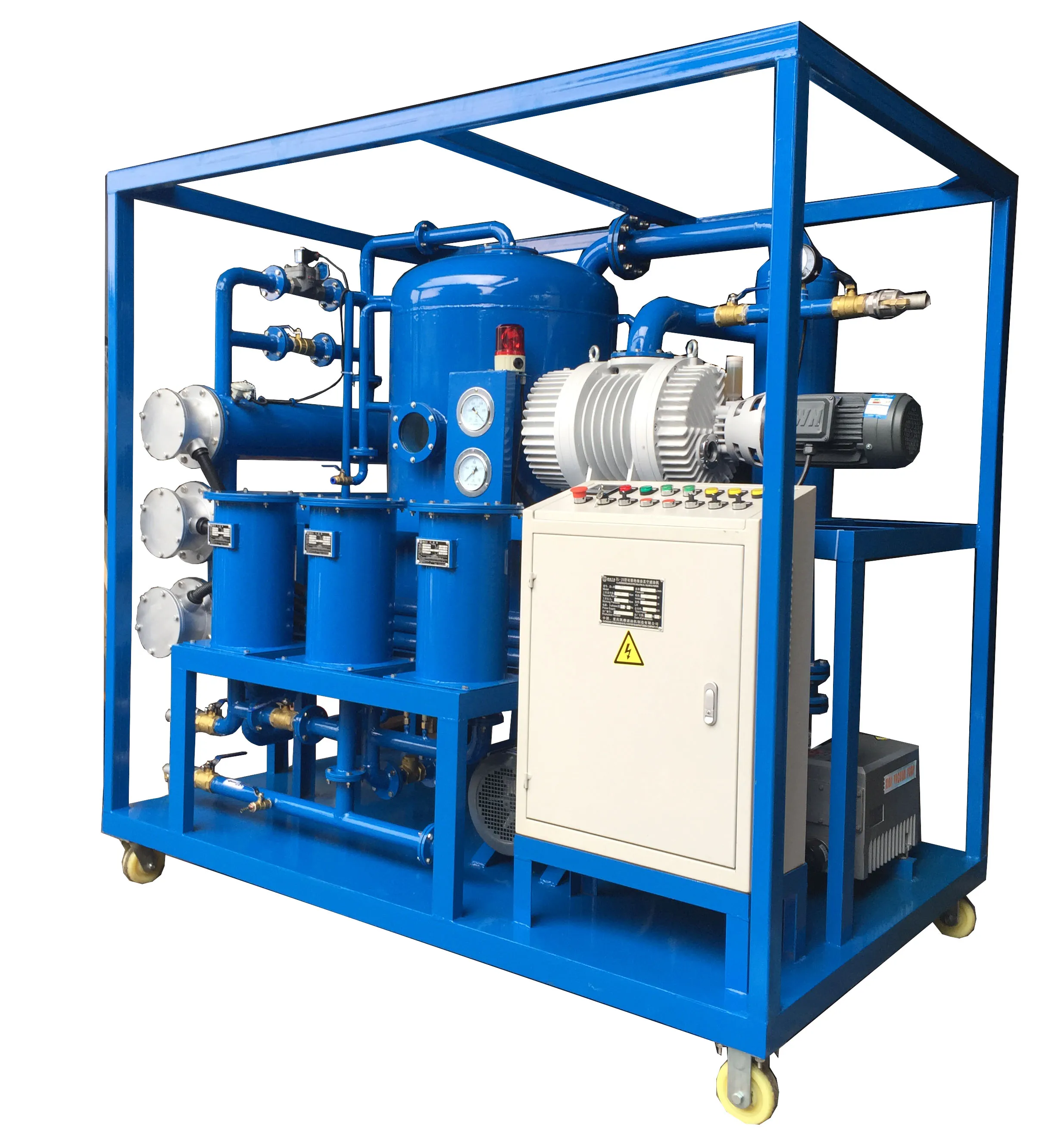 99.9% эффективная высоковакуумная масляная обработка трансформатора, используемая масляная фильтрация и система дегасифера