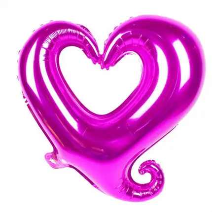 Foil Balloon supplier 18 30 40 inch Large Heart Balloons Valentines Day Inflatable Love Foil Balloon
