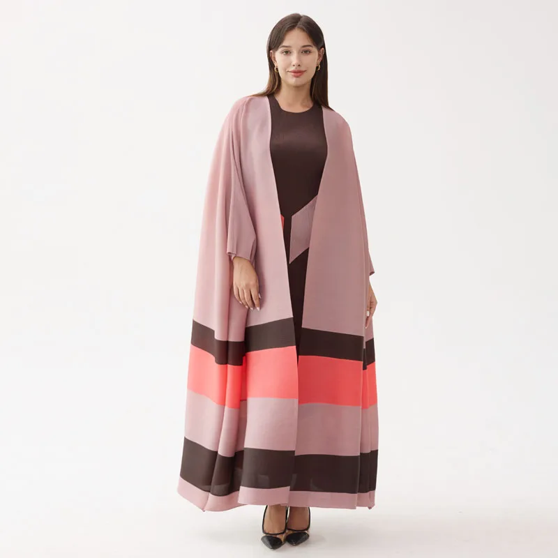 Заводская ODM OEM оптовая продажа плиссированный халат подходящий цвет верхняя