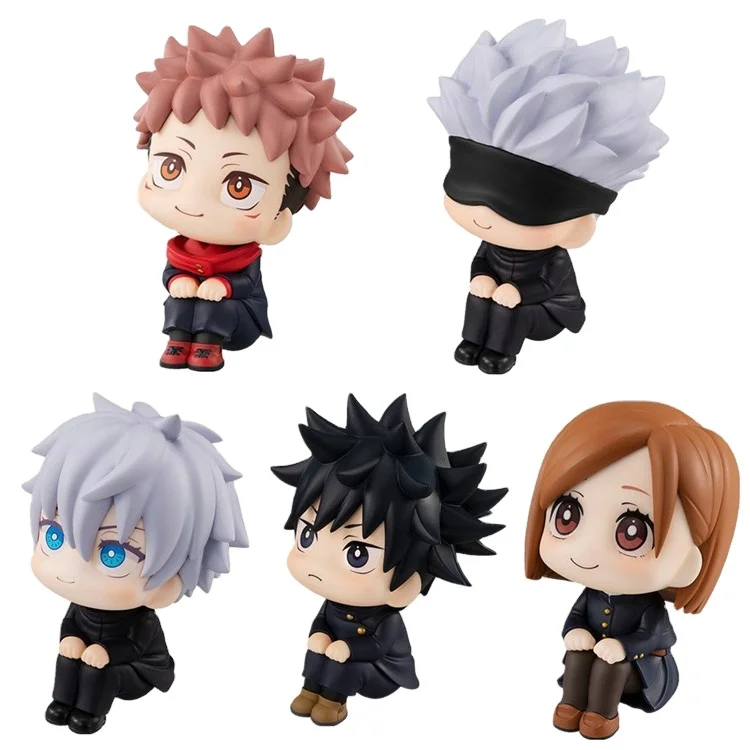 8cm Q Version Anime Figure accion Toys Anime Jujutsu Kaisen Yuji Itadori Gojo Satori PVC Action Figure Toys Kid Gift