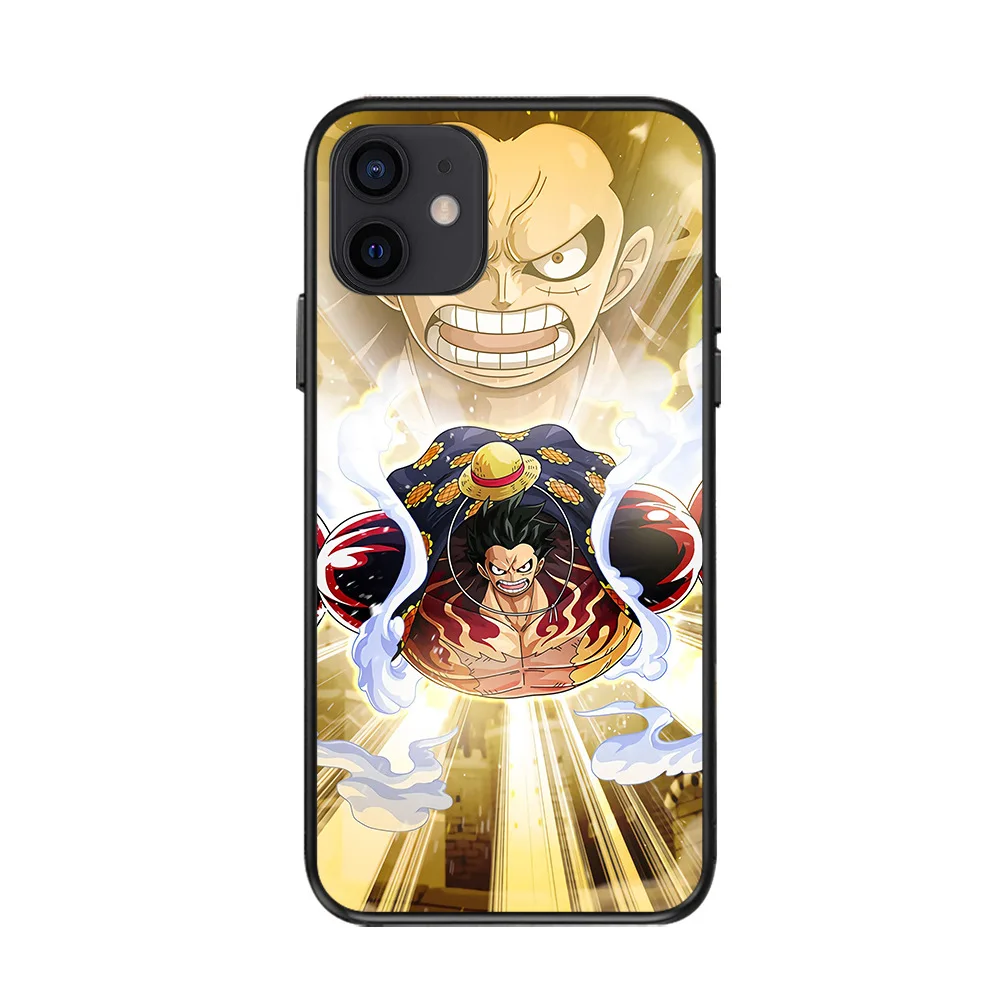 Japanese anime  Dragon Ball  One Piece Cartoon Cool Ninja Phone Cases For iPhone 14 13 12 Pro Max 12 Mini