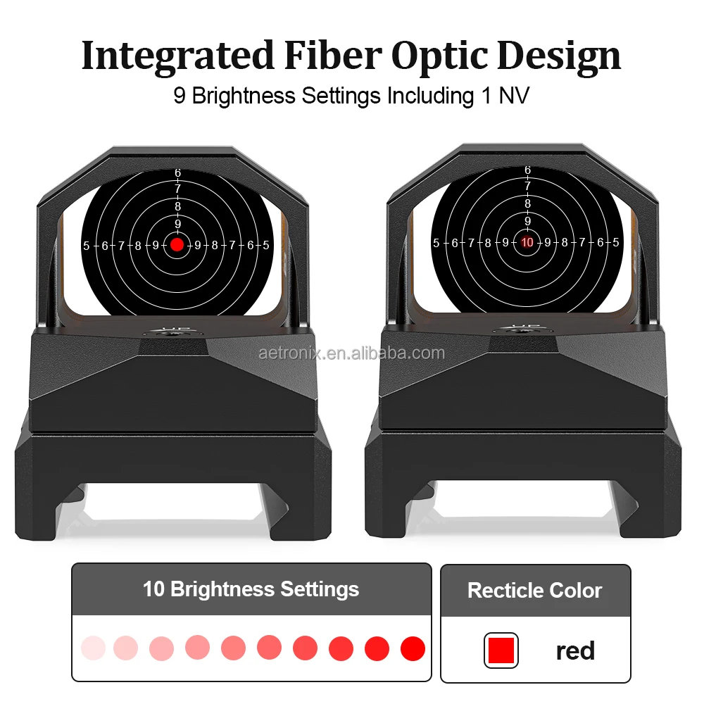 Red dot tactical sight, used for outdoor exploration and hunting